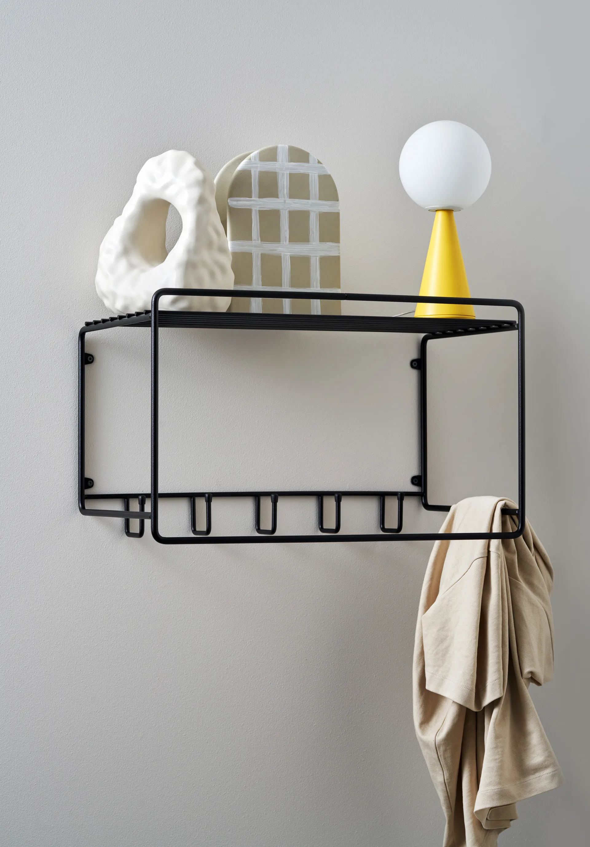 Uptown 帽子架子, 黑色 Maze