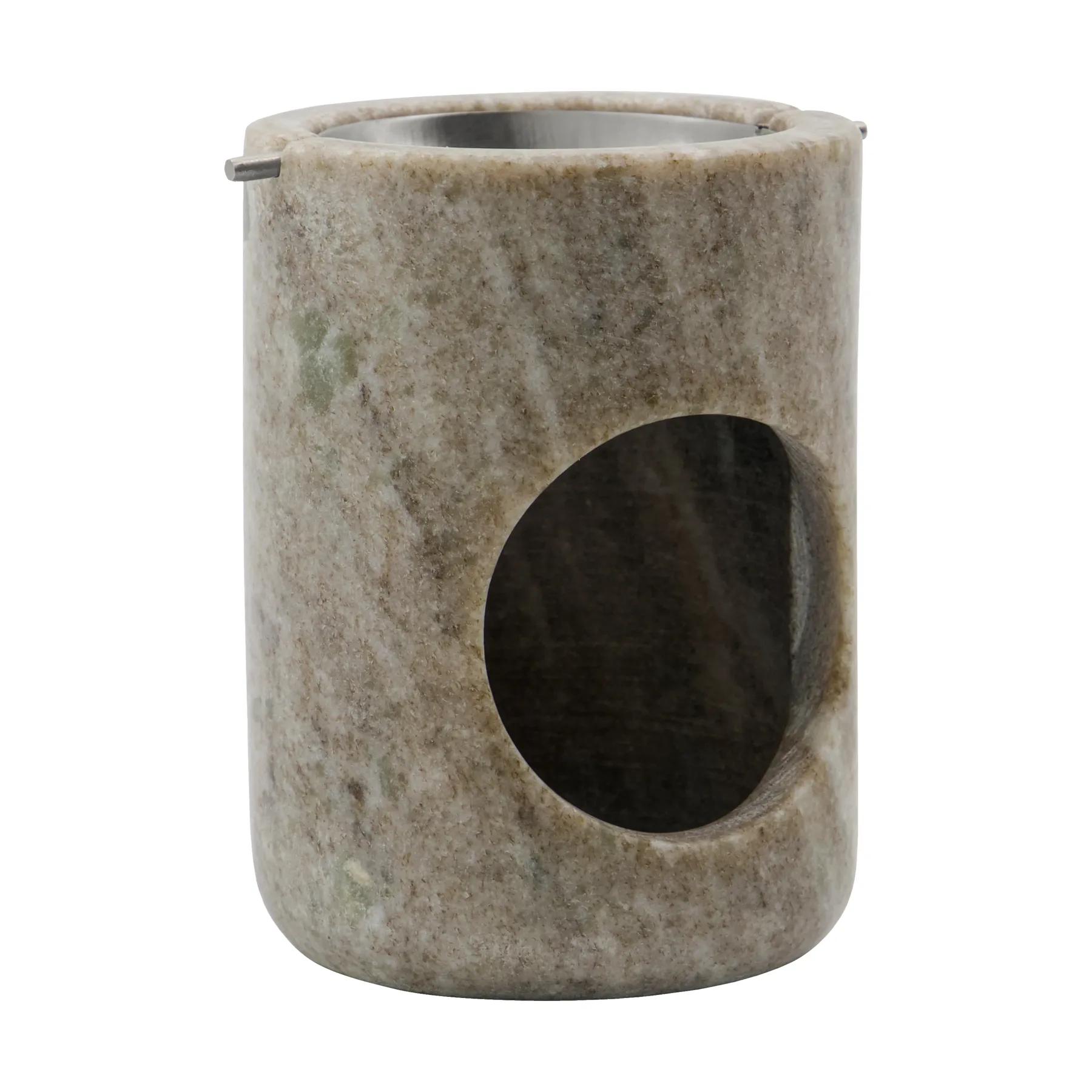 Marble oil burner, 米色, 银色 finish Meraki