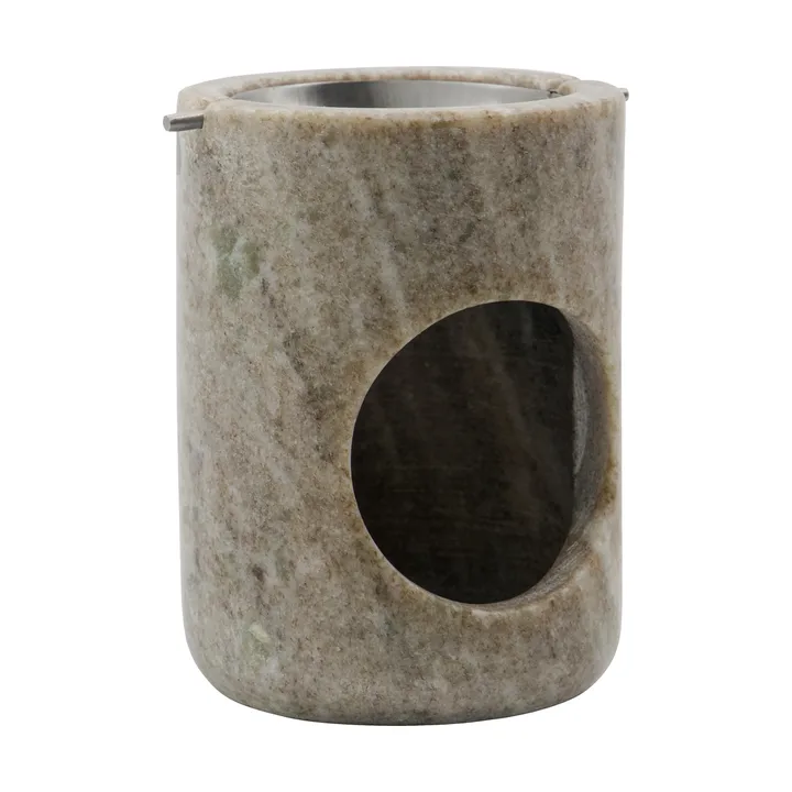 Marble oil burner - 米色, 银色 finish - Meraki