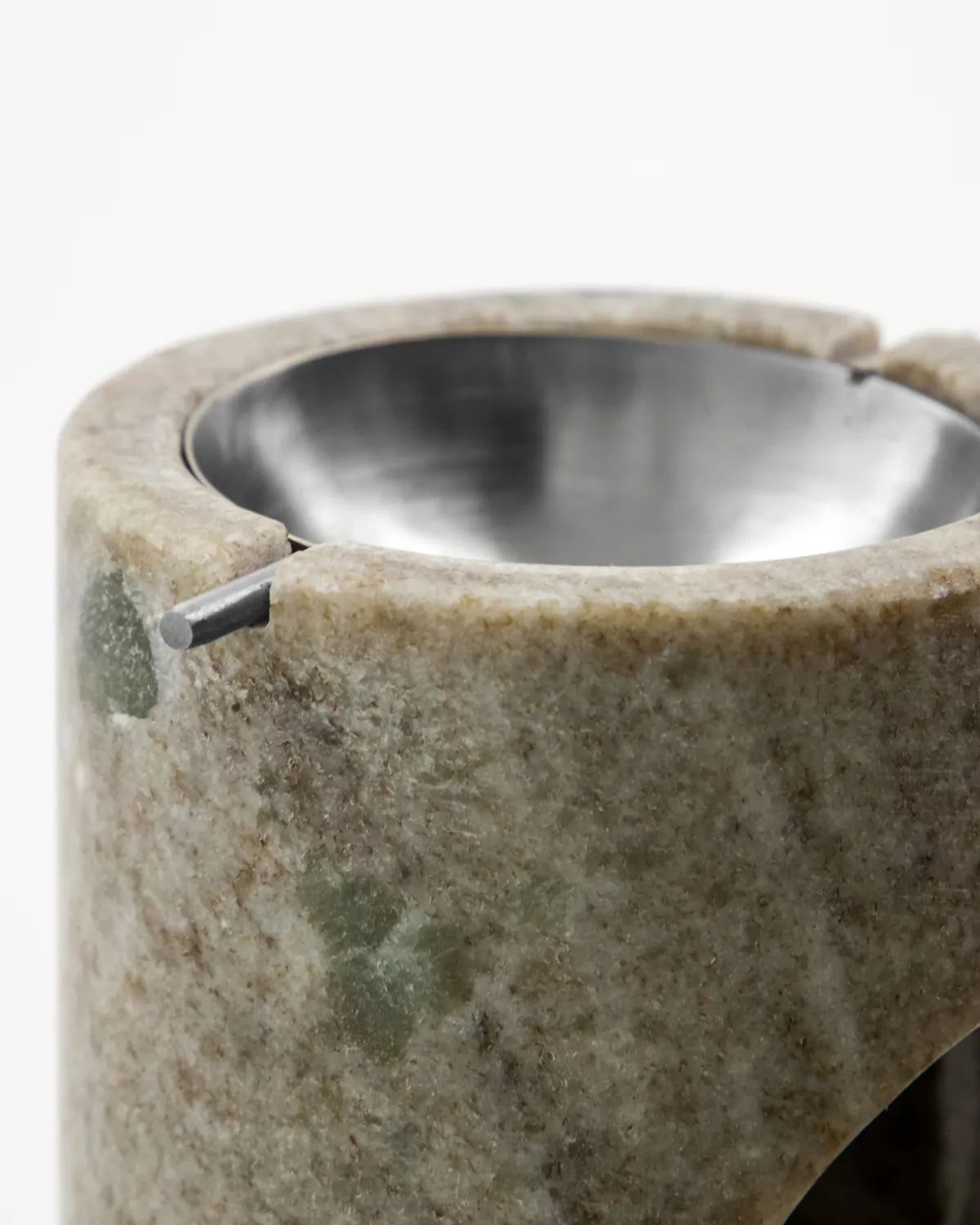 Marble oil burner, 米色, 银色 finish Meraki