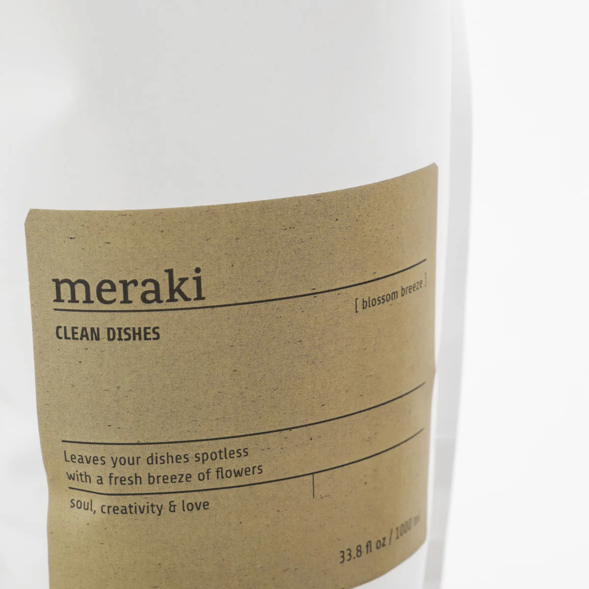 Meraki 洗碗液补充装1000ml, 花开微风 Meraki