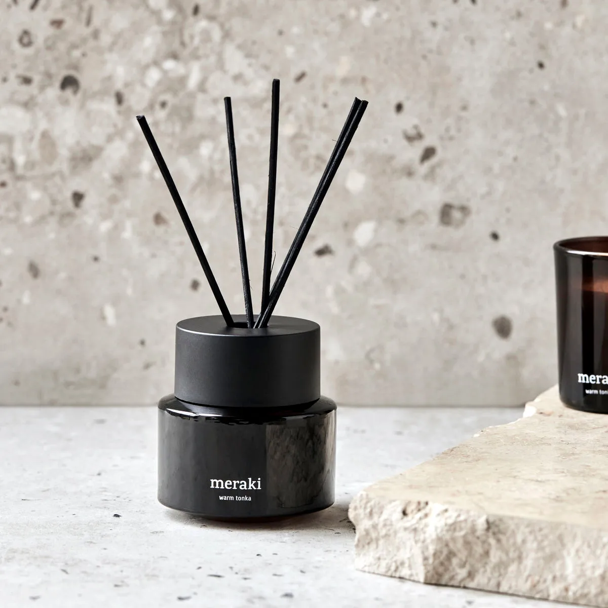 Meraki 香薰藤条100ml, 温暖零陵香豆香调 Meraki