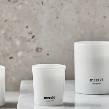 Meraki 12小时香薰蜡烛两件装 - 白色花园香调 - Meraki