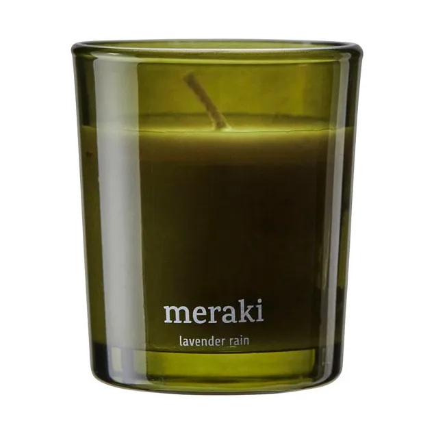 Meraki 12小时香薰蜡烛两件装, 薰衣草雨香调 Meraki