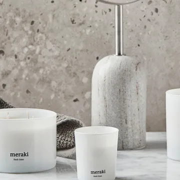 Meraki 12小时香薰蜡烛两件装 - 清新亚麻香调 - Meraki