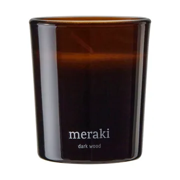 Meraki 12小时香薰蜡烛两件装 - 深色木香调 - Meraki