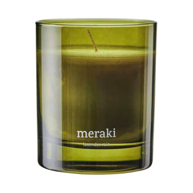 Meraki 35小时香薰蜡烛, 薰衣草雨香调 Meraki