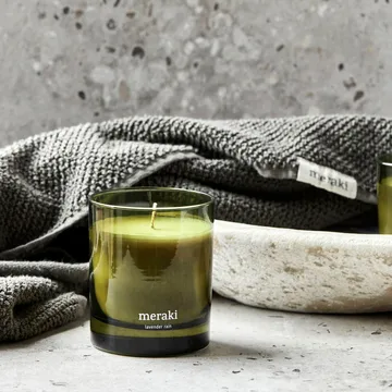 Meraki 35小时香薰蜡烛 - 薰衣草雨香调 - Meraki