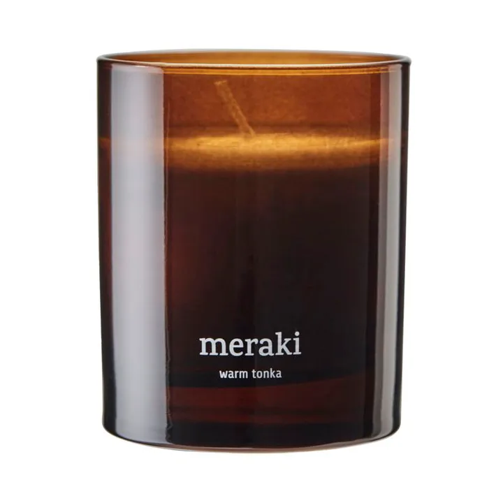 Meraki 35小时香薰蜡烛 - 温暖零陵香豆香调 - Meraki