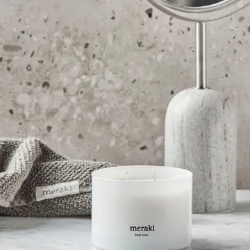 Meraki 60小时香薰蜡烛 - 清新亚麻香调 - Meraki