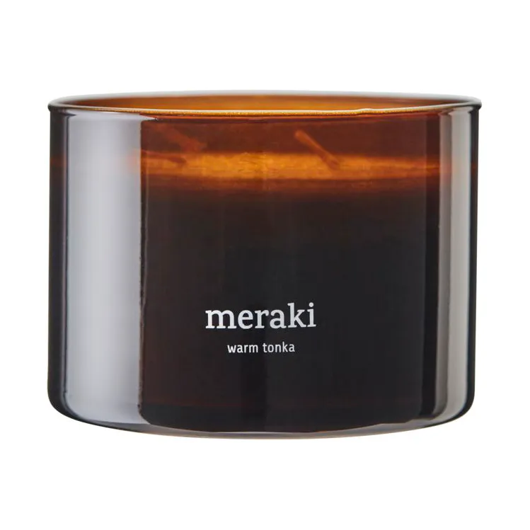 Meraki 60小时香薰蜡烛, 温暖零陵香豆香调 Meraki