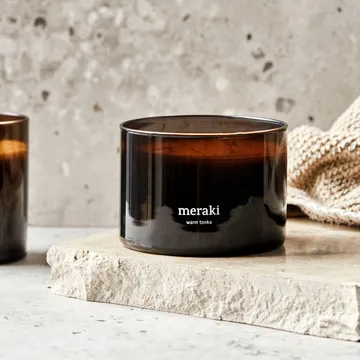 Meraki 60小时香薰蜡烛 - 温暖零陵香豆香调 - Meraki