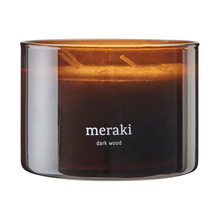 Meraki 60小时香薰蜡烛, 深色木香调 Meraki