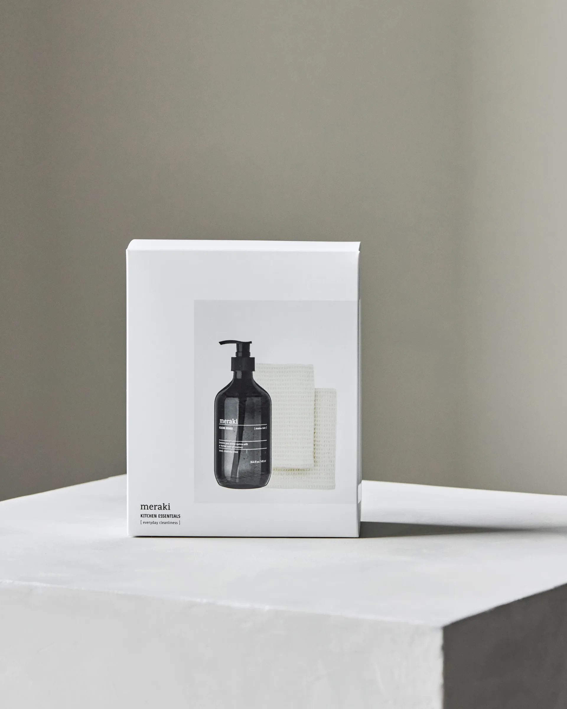 Meraki 礼物套装 dish soap 和 抹布洗碗布 3件, Shadow lake Meraki