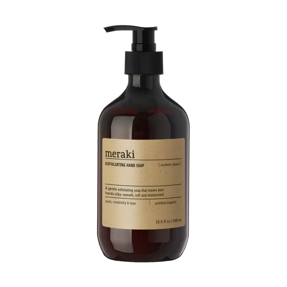Meraki exfoliating hand soap 490 ml, Northern dawn Meraki