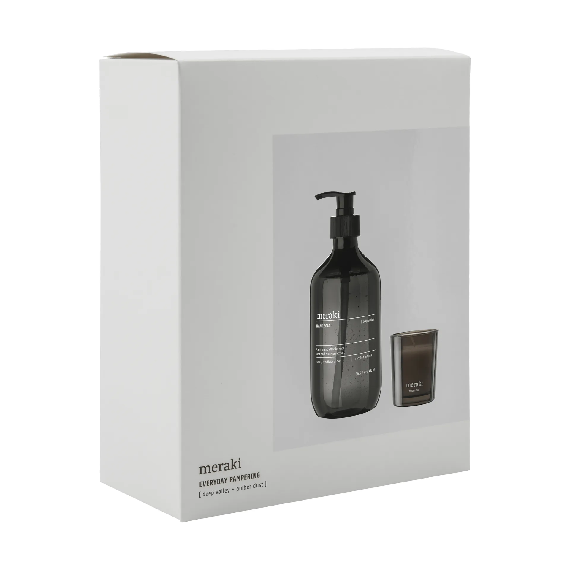 Meraki 礼物套装 hand soap 和 香薰蜡烛, 深谷-琥珀尘 Meraki