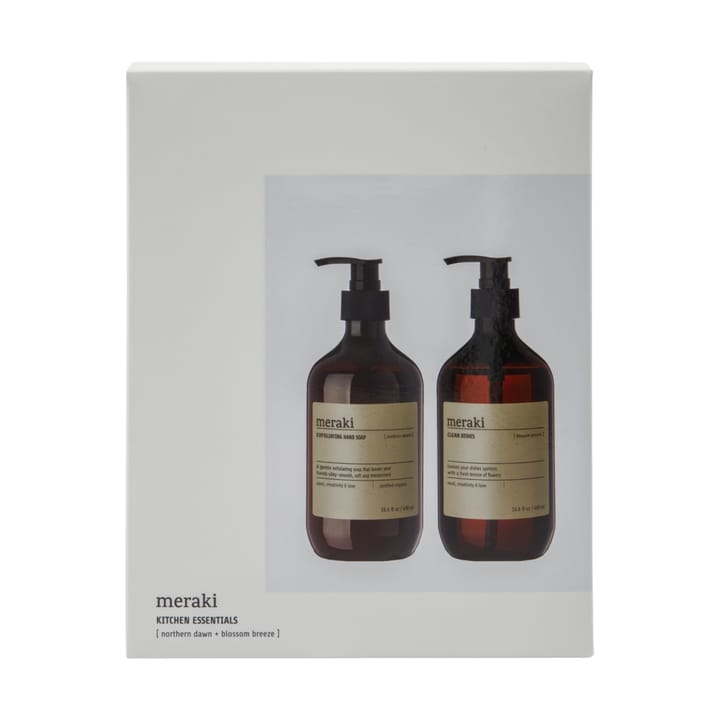 Meraki 礼物套装 hand soap 和 dish soap, Exfoliating Northern star, Blossom breeze Meraki