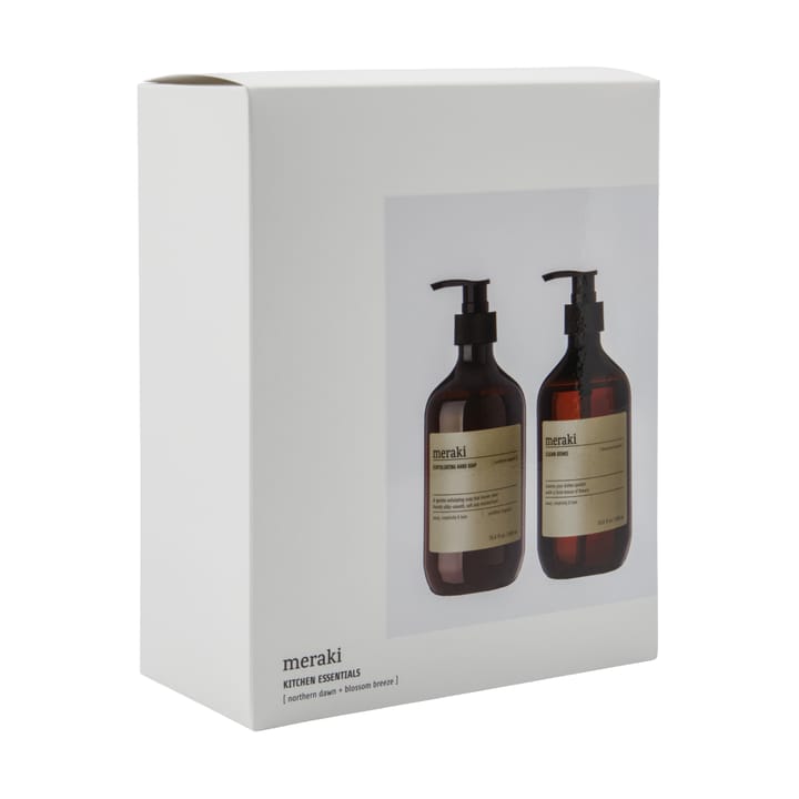 Meraki 礼物套装 hand soap 和 dish soap, Exfoliating Northern star, Blossom breeze Meraki