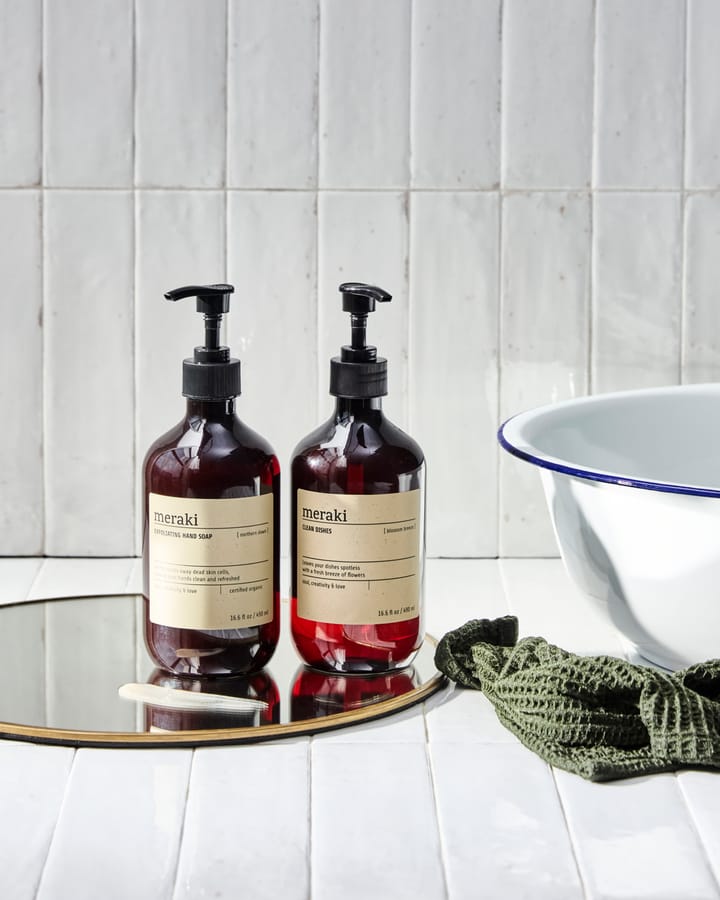 Meraki 礼物套装 hand soap 和 dish soap, Exfoliating Northern star, Blossom breeze Meraki