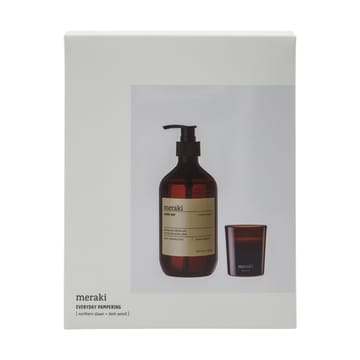 Meraki 礼物套装 hand soap 和 香薰蜡烛 - Northern dawn + dark wood - Meraki