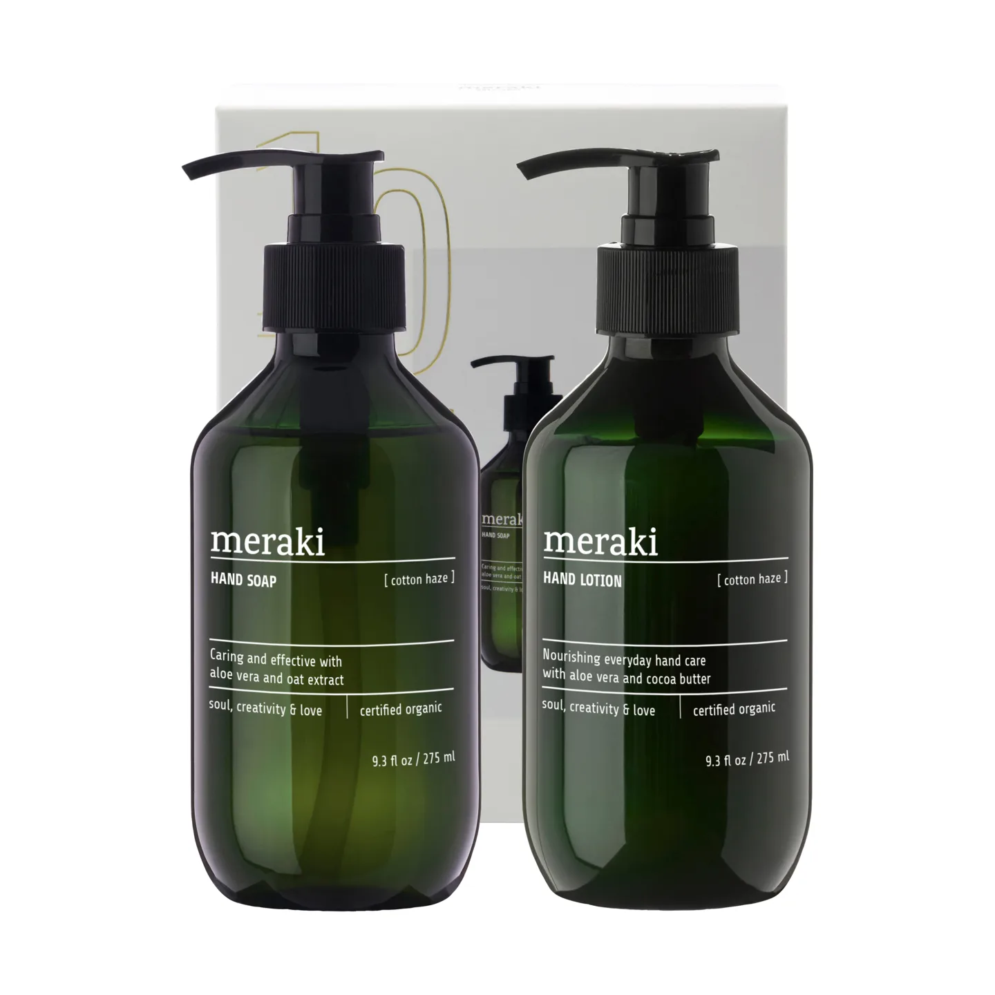 Meraki 礼物套装 hand soap with hand lotion, Cotton Haze Meraki