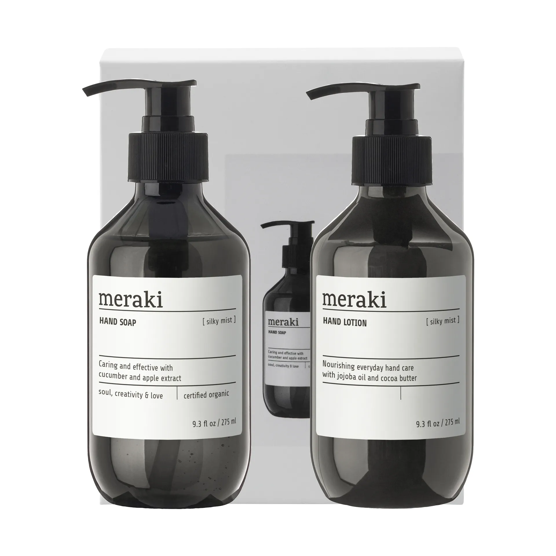 Meraki 礼物套装 hand soap with hand lotion, Silky Mist Meraki