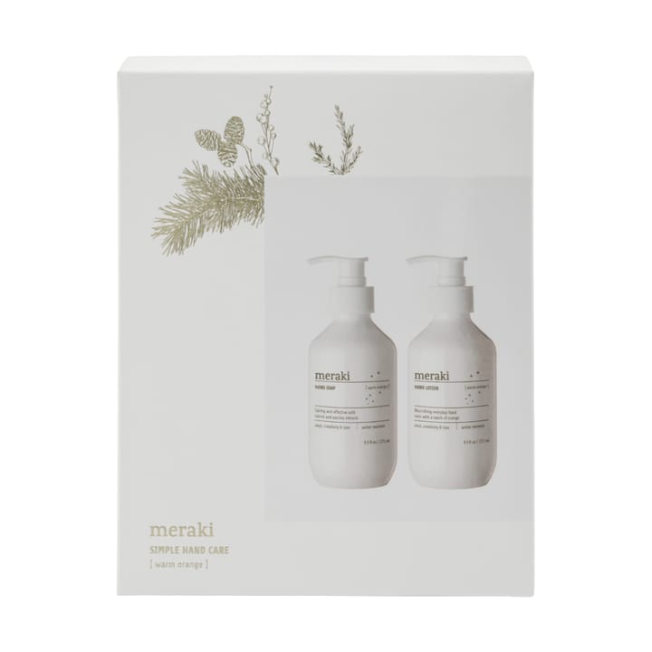 Meraki 礼物套装 hand soap with hand lotion, Warm 橙色 Meraki