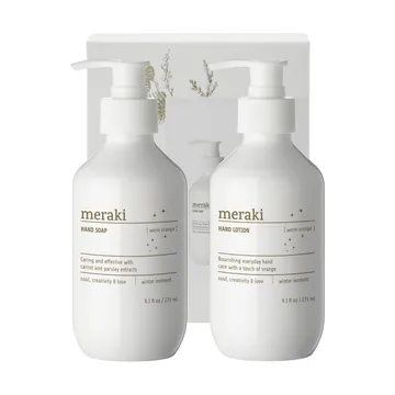 Meraki 礼物套装 hand soap with hand lotion - Warm 橙色 - Meraki
