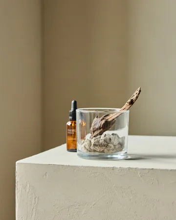 Meraki 香薰 lava stone 和 wood incl. oil - Amber dust, 黑色 - Meraki
