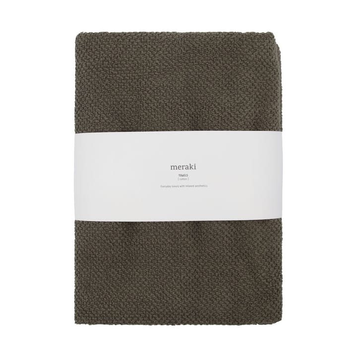 Solid 毛巾 50x100 cm 两件套装 - Army - Meraki