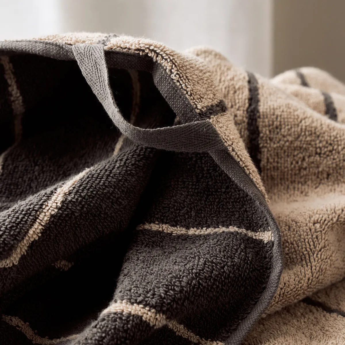 Stripe 毛巾 50x100 cm 两件套装, Army Meraki