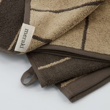 Stripe 毛巾 70x140 cm - Army - Meraki