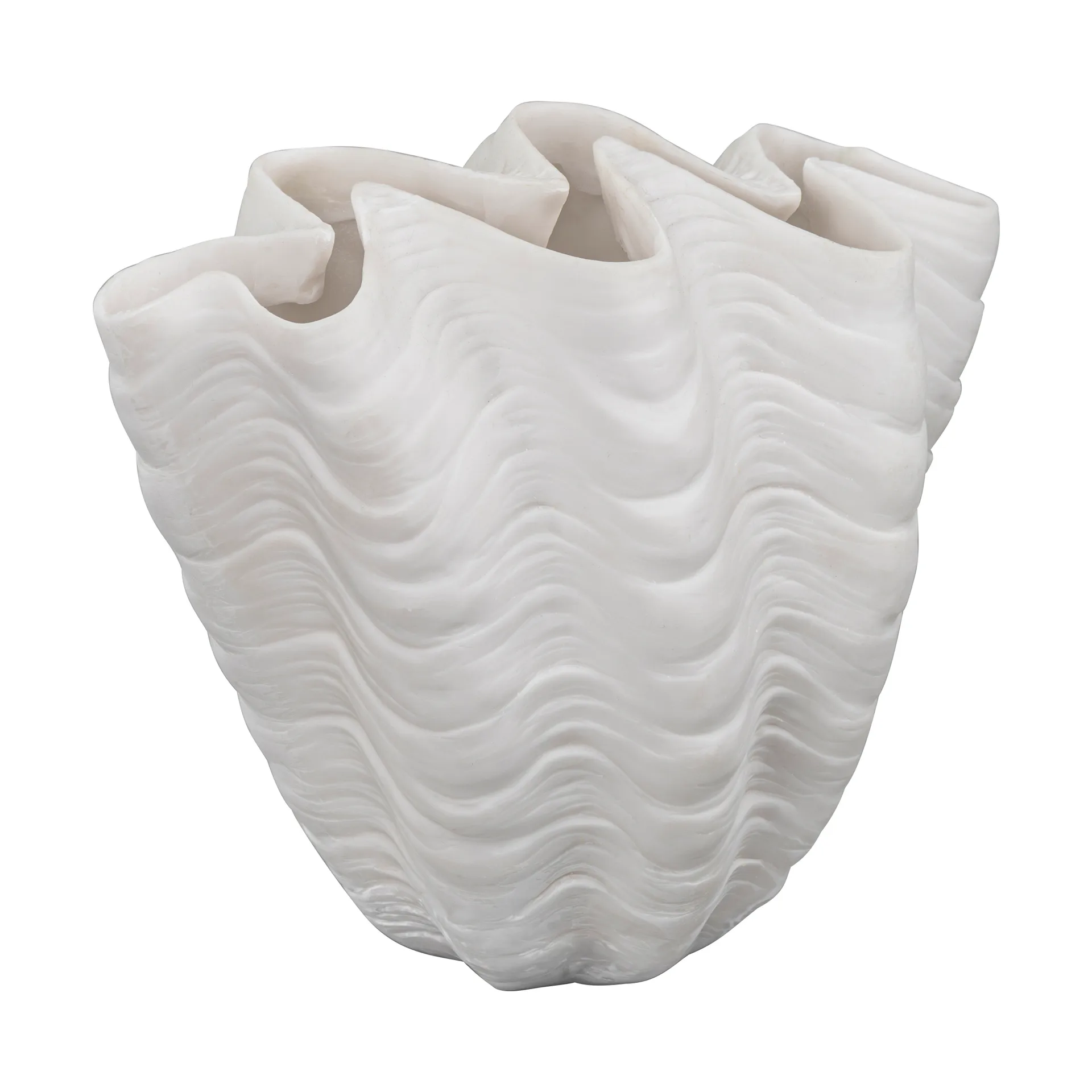贝壳花瓶, 小号_22cm, white Mette Ditmer