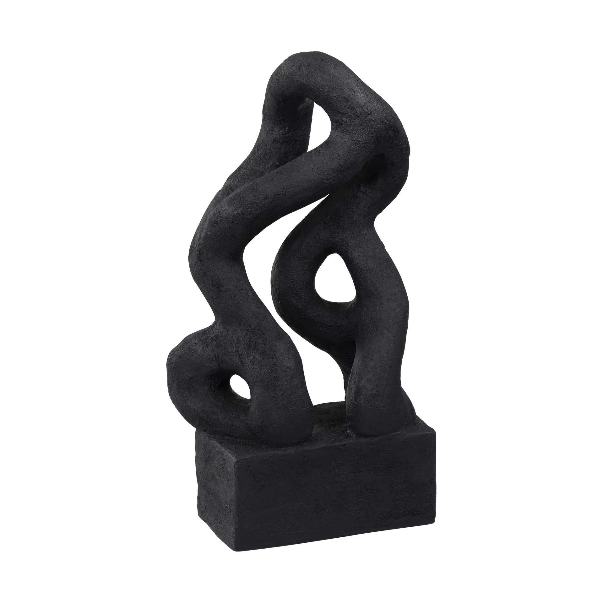 共生雕塑艺术品29cm, 黑色 Mette Ditmer