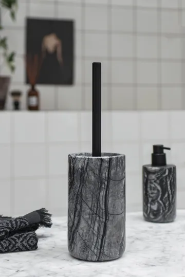 大理石马桶刷 36cm - 黑色_灰色 - Mette Ditmer