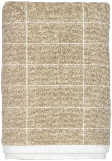 石纹客用毛巾38x60cm 2件装 - 沙色米白 - Mette Ditmer