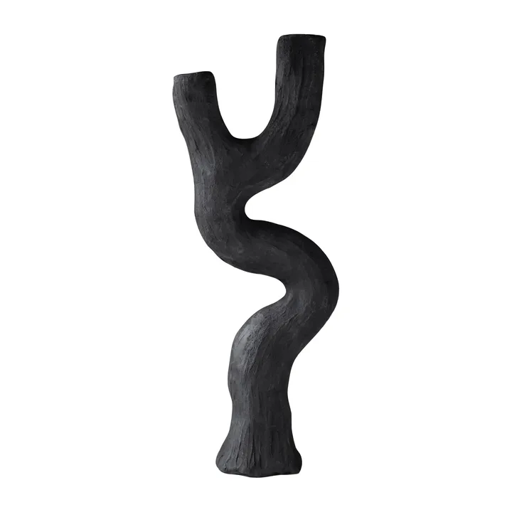 艺术摆件 烛台41cm - 黑色 - Mette Ditmer