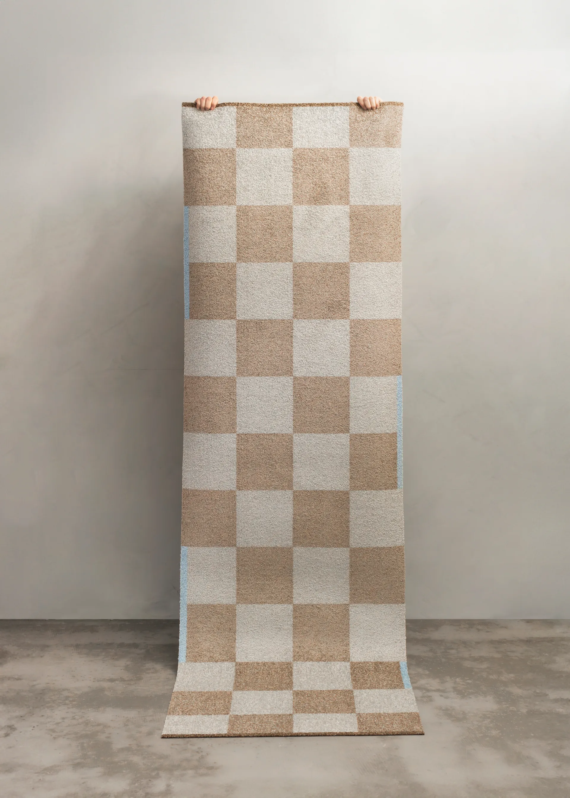 方形全能走廊地毯, 驼色_77x240cm Mette Ditmer