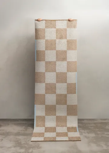 方形全能走廊地毯 - 驼色_77x240cm - Mette Ditmer