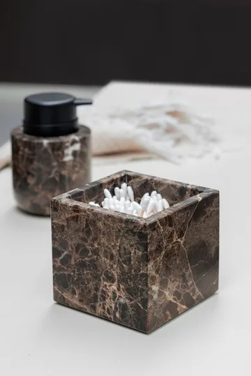 大理石方块8.5x8.5cm - 棕色 - Mette Ditmer