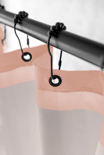 Aqua hooks for shower 窗帘 十件套装 - 黑色 - Mette Ditmer