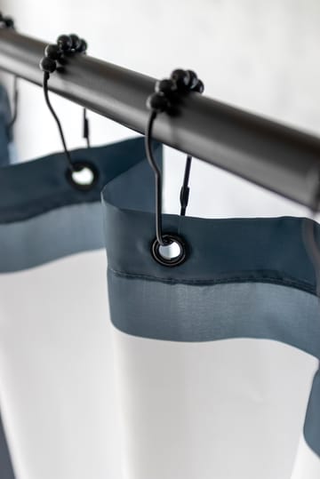 Aqua hooks for shower 窗帘 十件套装 - 黑色 - Mette Ditmer