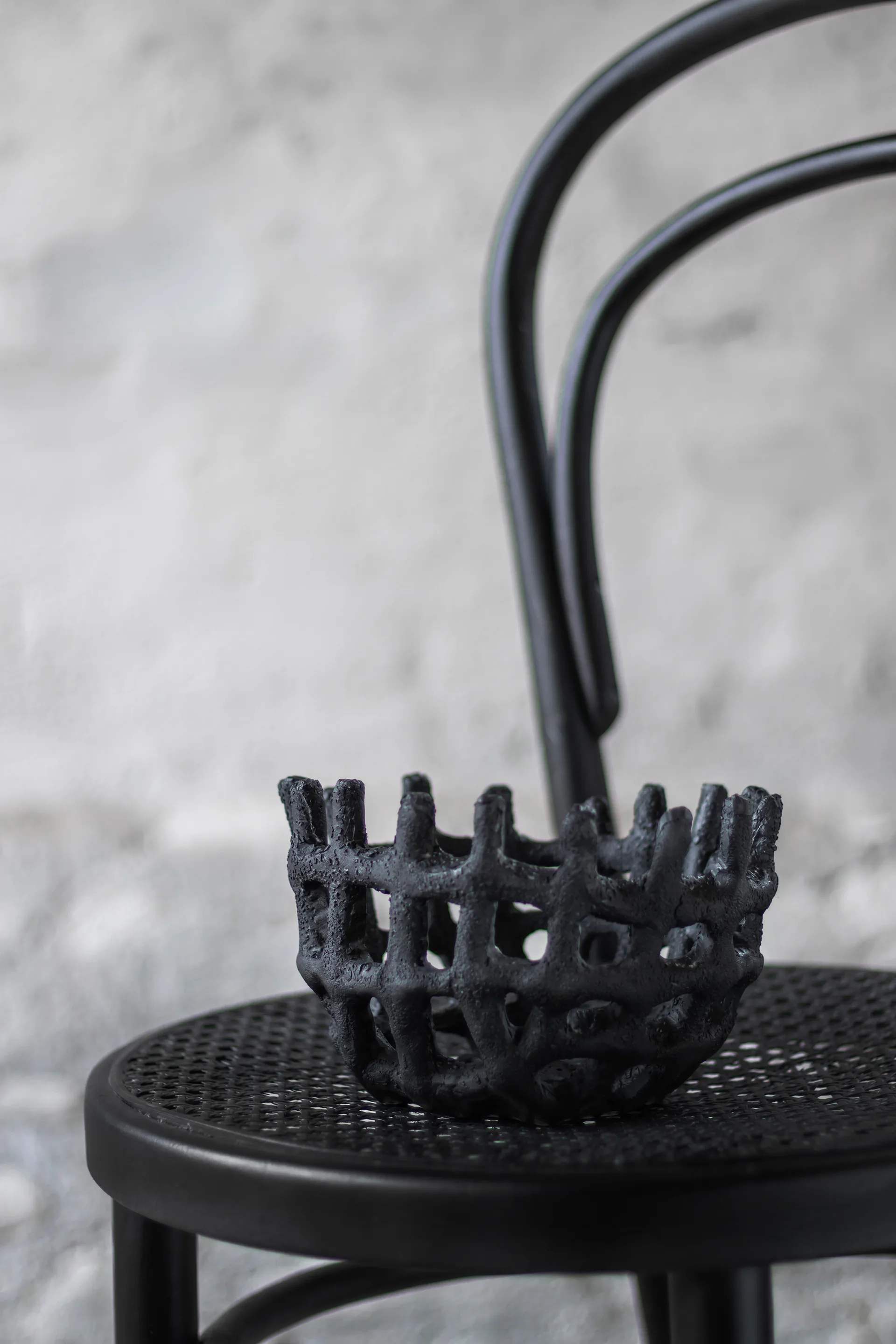 Art Piece braided basket, 黑色 Mette Ditmer