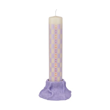 Art Piece lava 烛台 Ø12.5 cm - Light lilac - Mette Ditmer