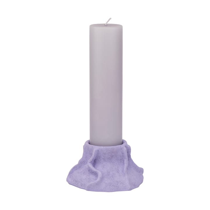 Art Piece lava 烛台 Ø12.5 cm, Light lilac Mette Ditmer