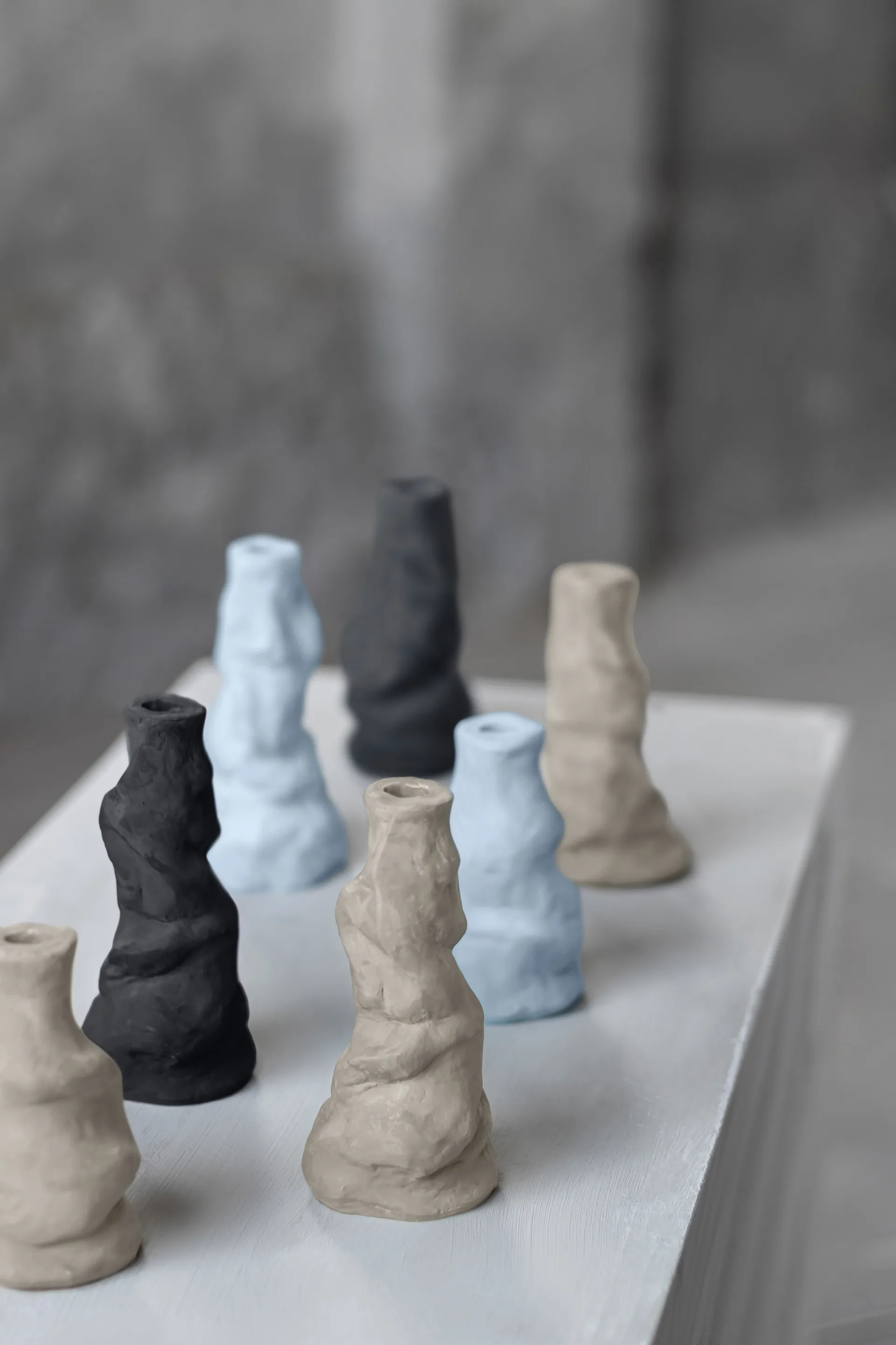 Art Piece Liquid 烛台 small, 黑色 Mette Ditmer