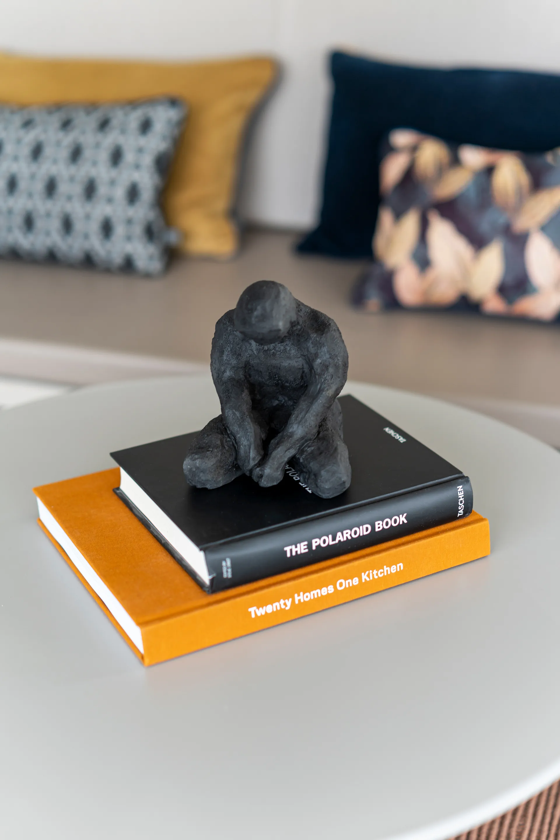 Art piece mediteranian man 15 cm, 黑色 Mette Ditmer