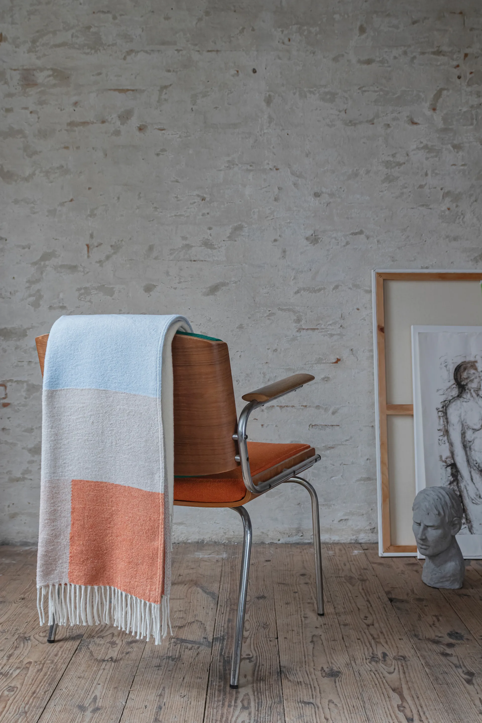 Brick 毯子 125x190 cm, 浅黄 Mette Ditmer