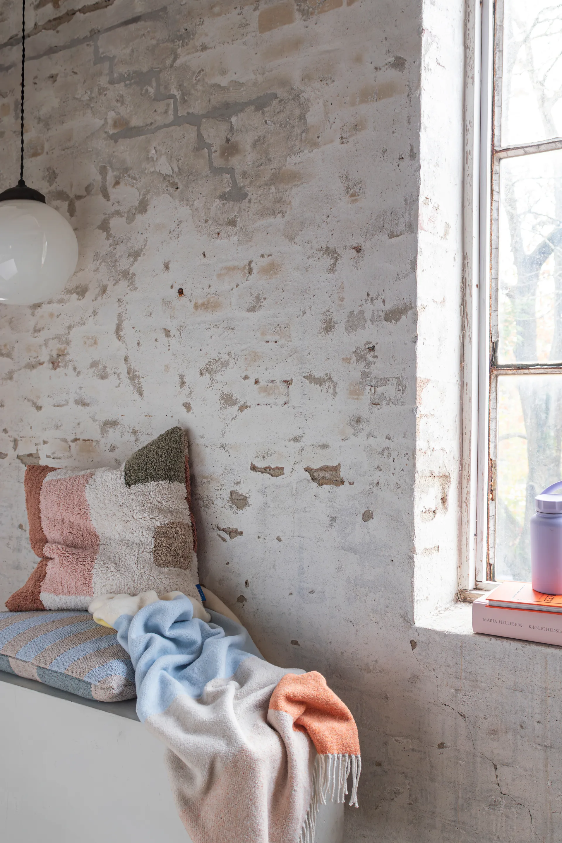 Brick 毯子 125x190 cm, 浅黄 Mette Ditmer