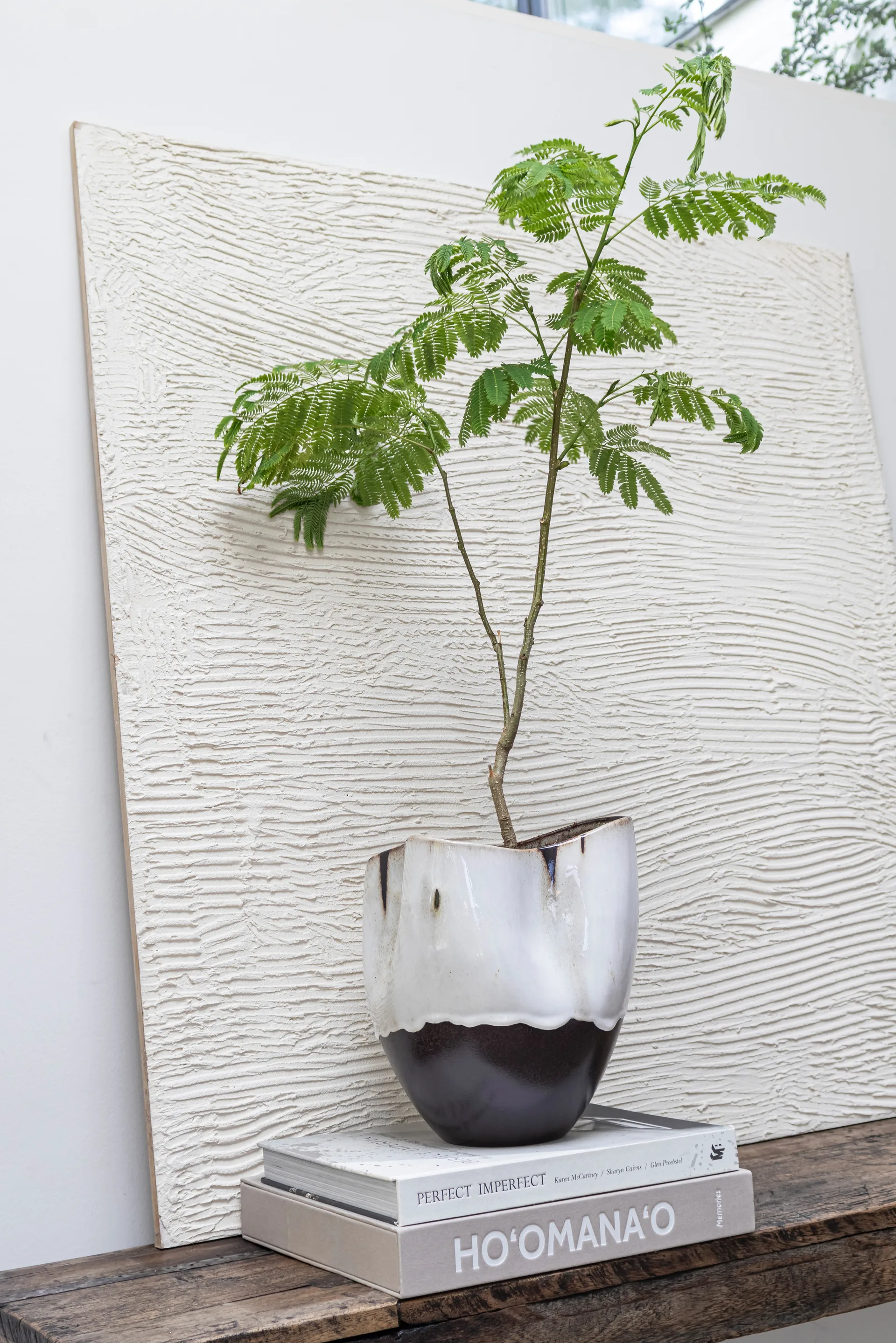 By Hand 小号花瓶 24.5cm, 米白色 Mette Ditmer